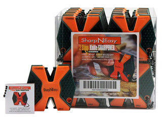 Accusharp Sharp N Easy 2-Step Ceramic Knife Sharpener in Orange come in a pack of 24